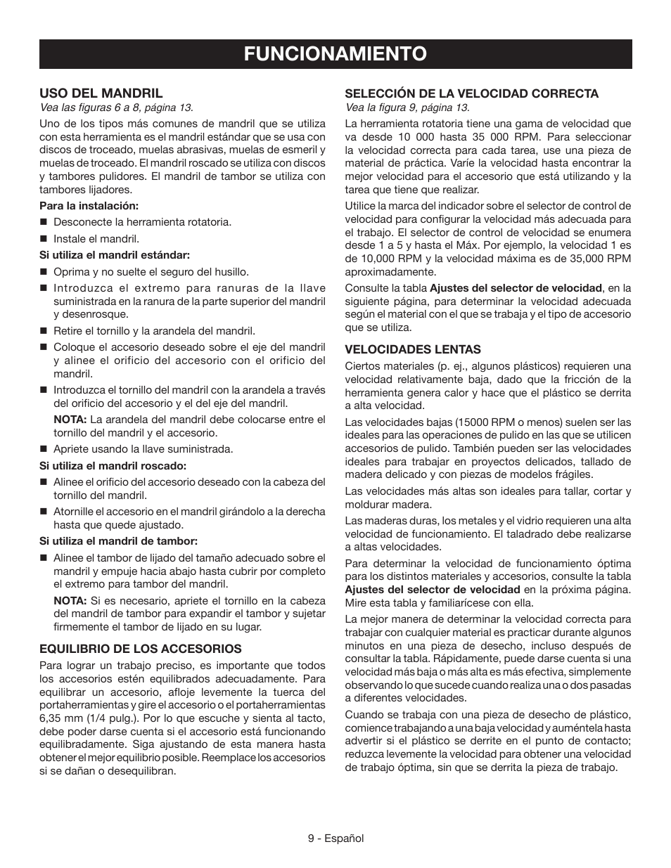 Funcionamiento | Ryobi HT232 User Manual | Page 29 / 36