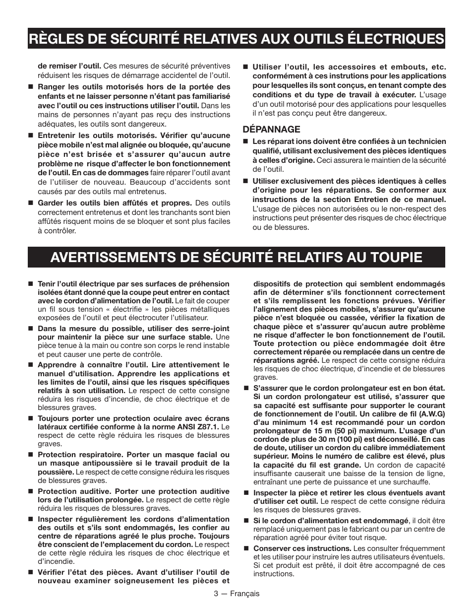 Ryobi r163 User Manual | Page 14 / 40