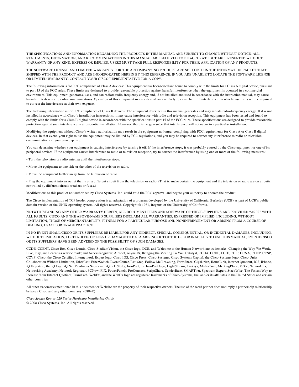 Cisco 520 User Manual | Page 2 / 64