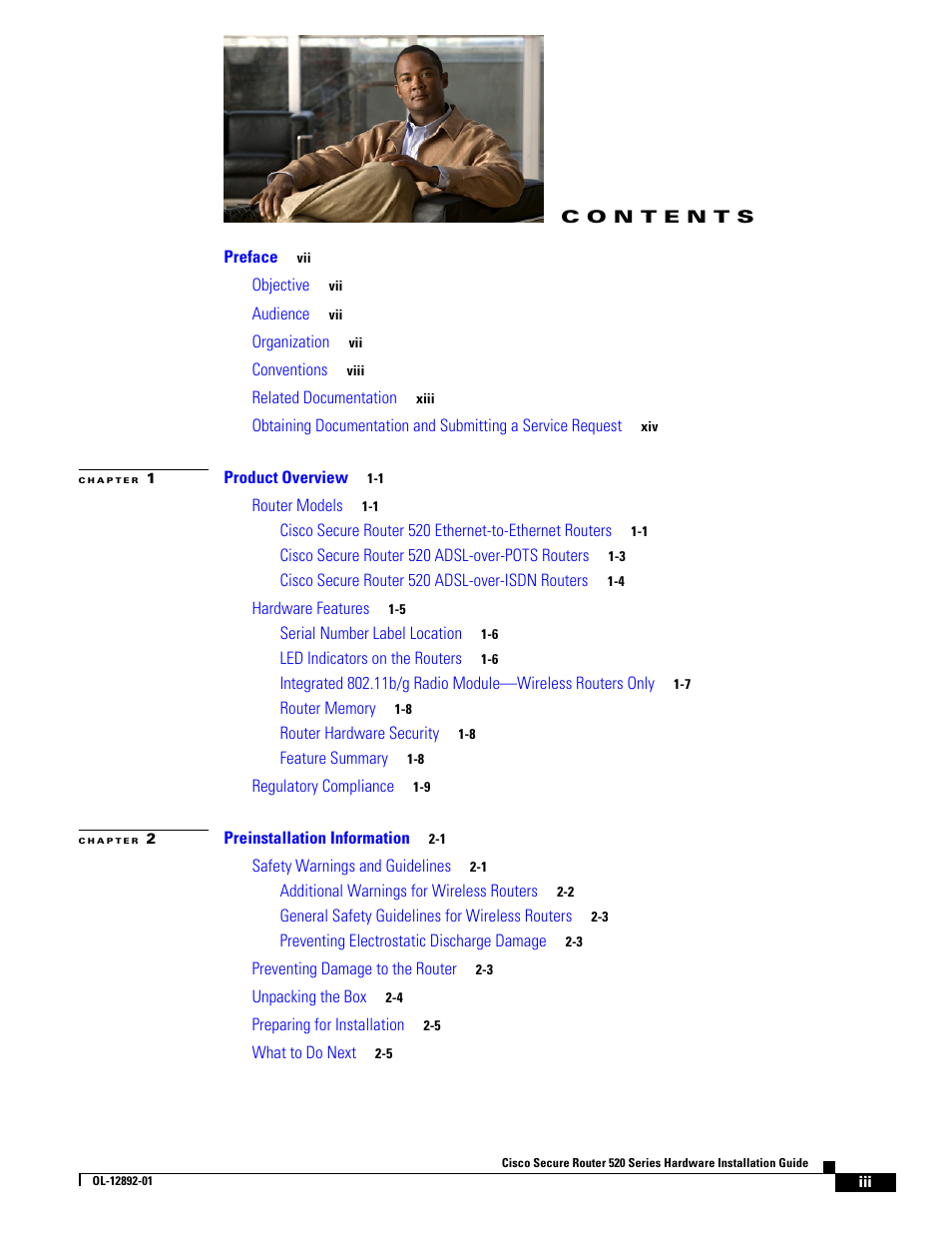 Cisco 520 User Manual | Page 3 / 64