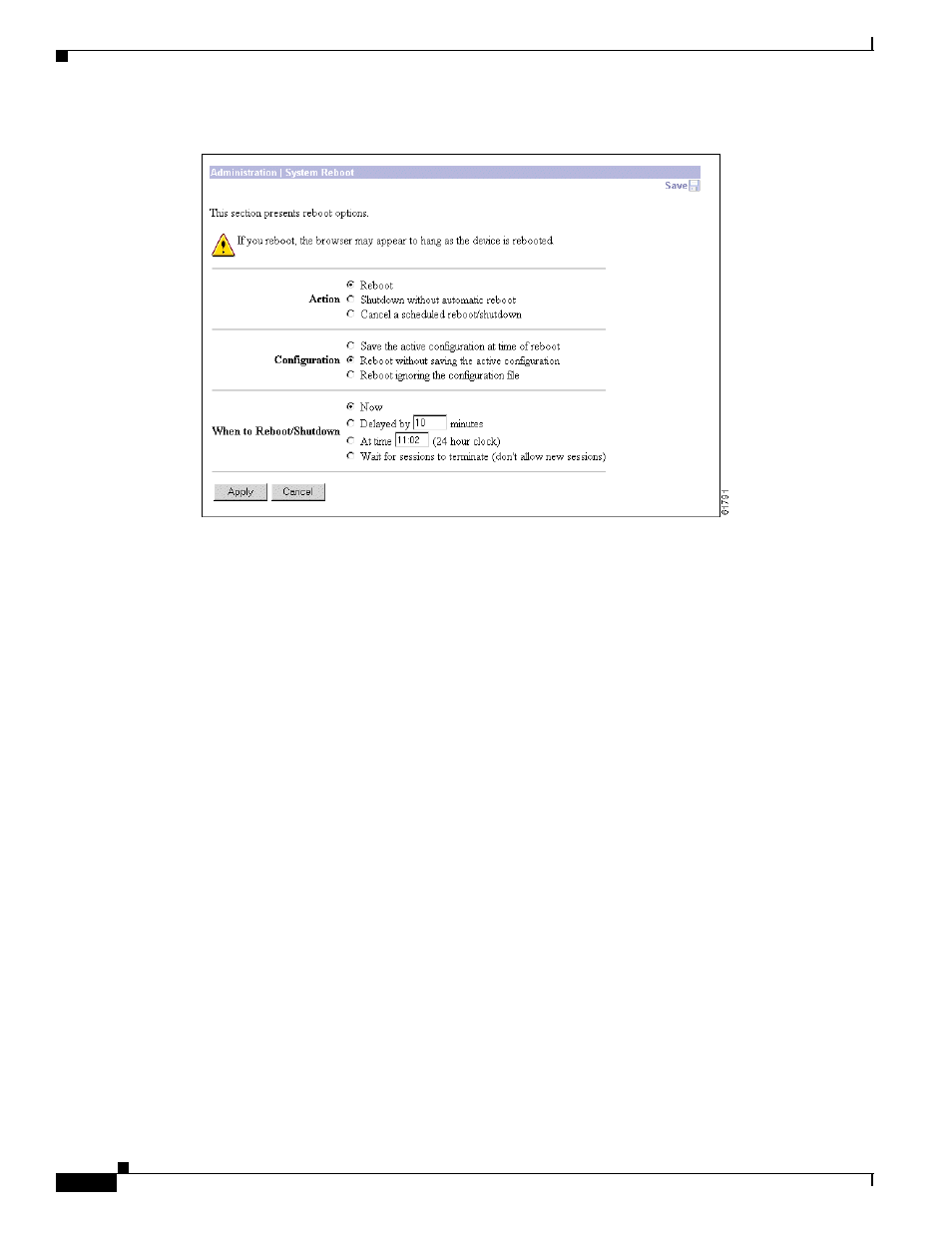 Action, Configuration | Cisco VPN 3002 User Manual | Page 132 / 282