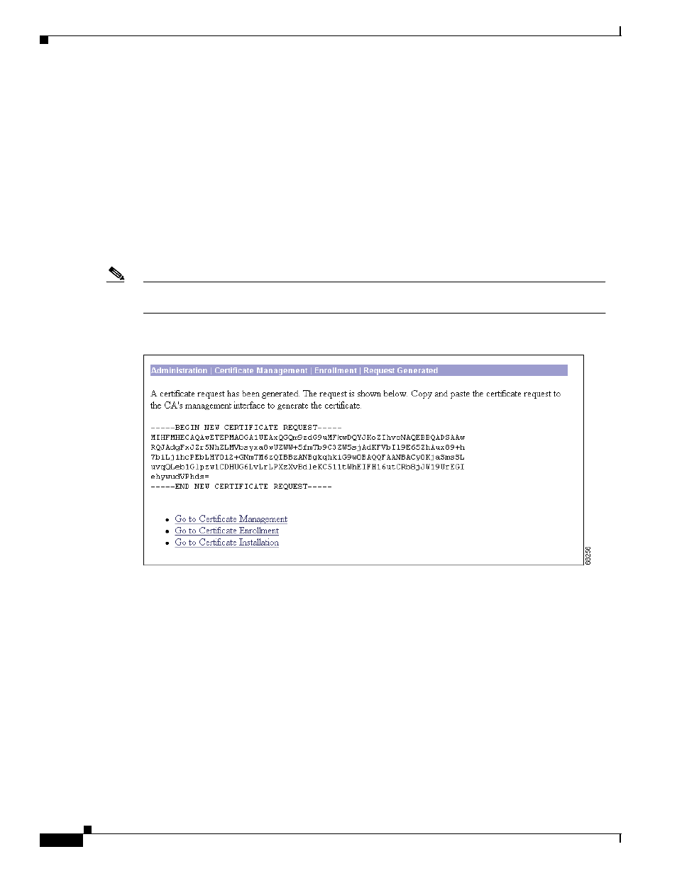 Go to certificate management, Go to certificate enrollment, Administration | certificate management | enr | Cisco VPN 3002 User Manual | Page 166 / 282