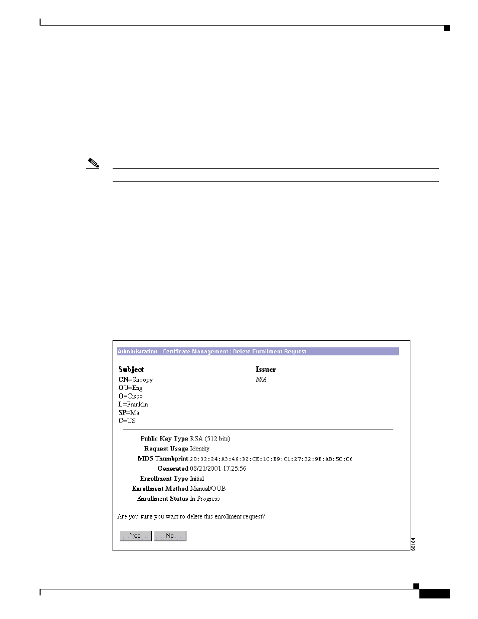 Fields, Yes / no | Cisco VPN 3002 User Manual | Page 187 / 282