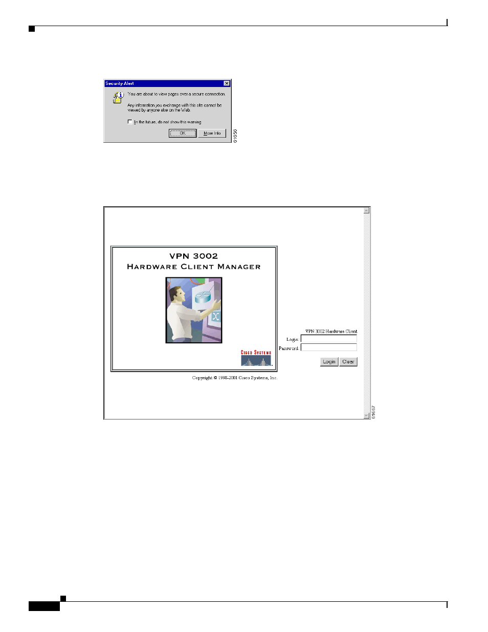 Viewing certificates with internet explorer | Cisco VPN 3002 User Manual | Page 24 / 282
