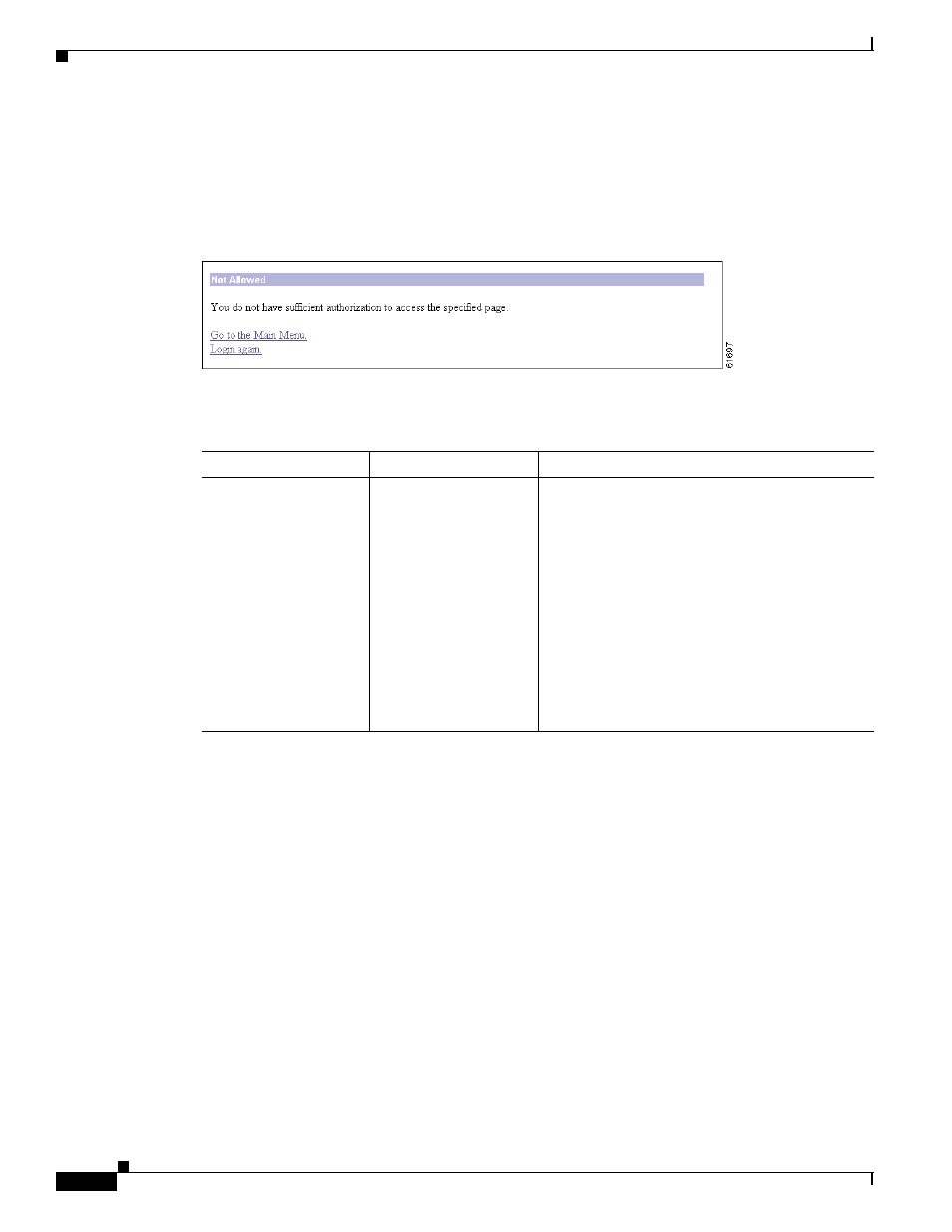 Not allowed message | Cisco VPN 3002 User Manual | Page 268 / 282