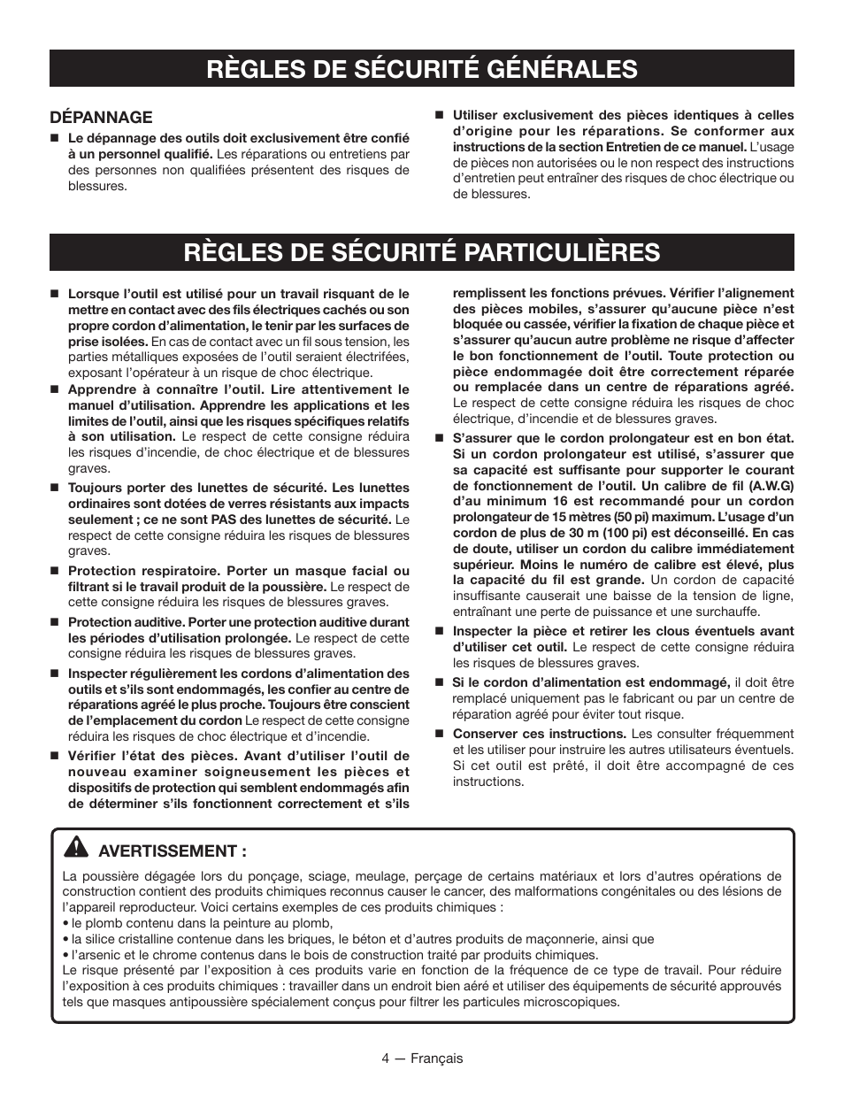 Ryobi CFS1501 User Manual | Page 14 / 36