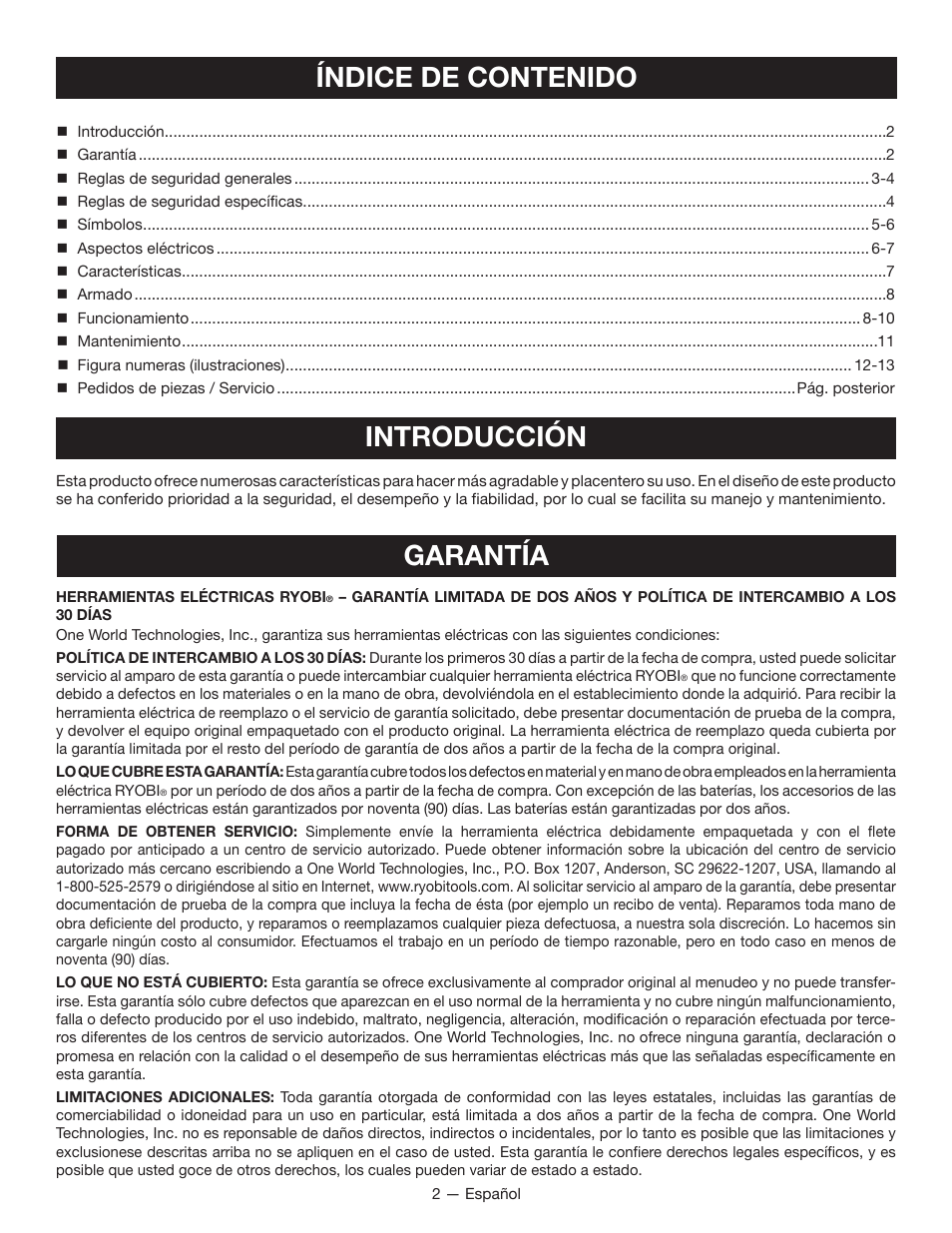 Ryobi CFS1501 User Manual | Page 22 / 36