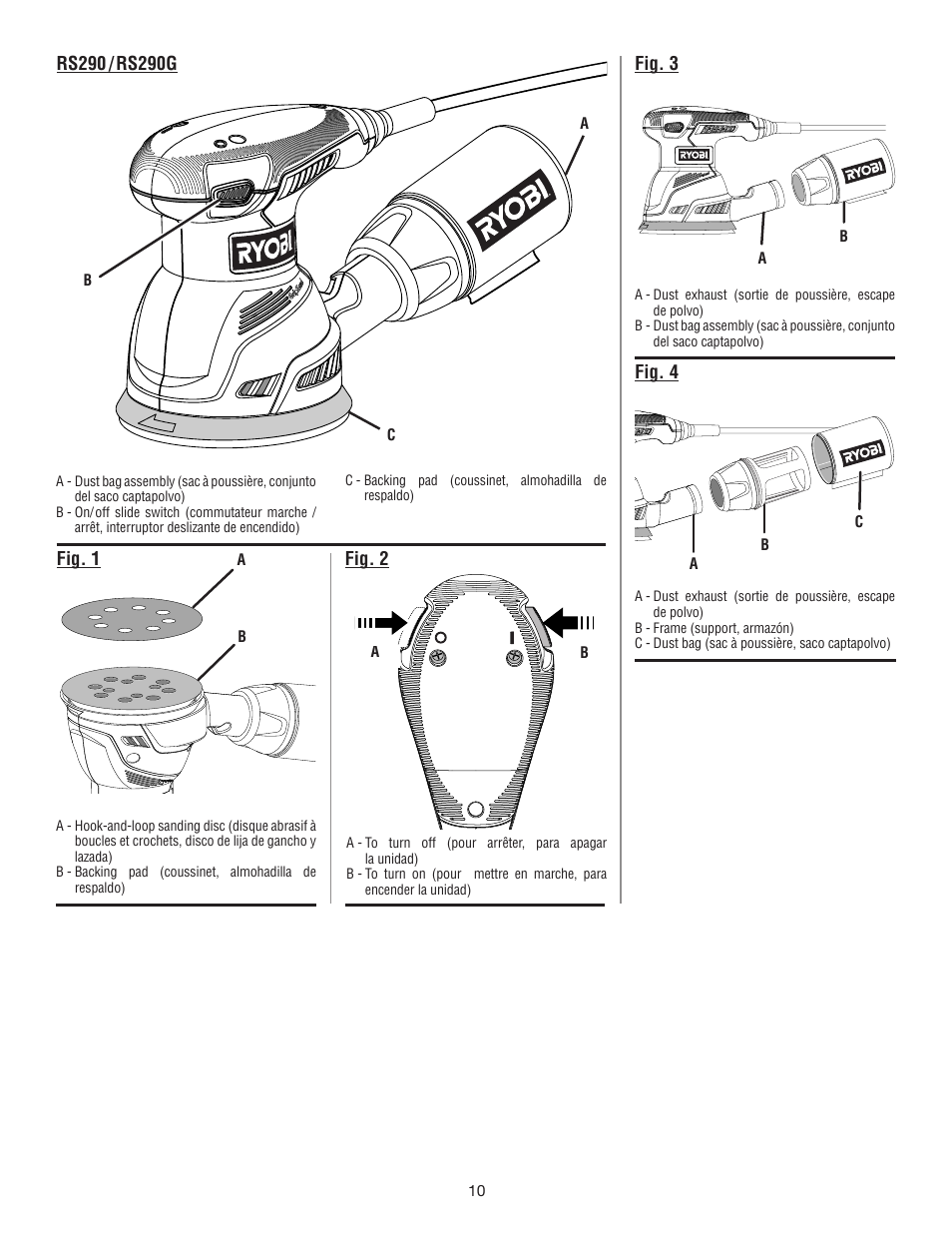 Ryobi RS290 User Manual | Page 26 / 28