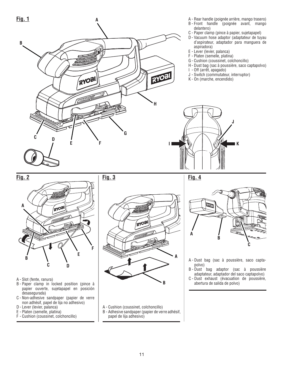 Ryobi S630D User Manual | Page 29 / 32