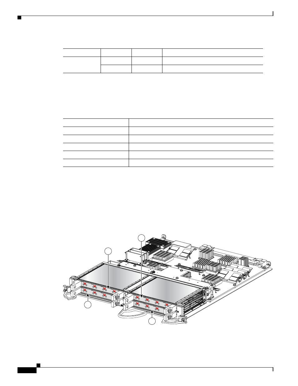 Cisco xr 12000 sip-401 physical specifications, Spa slot numbering on the cisco xr 12000 sip-401, Led label color state meaning | Cisco XR 12000 Series User Manual | Page 22 / 148