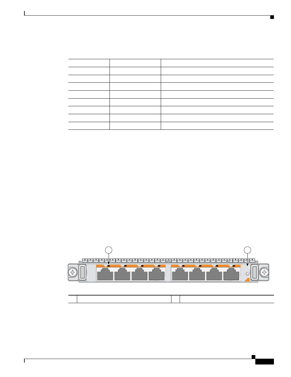 8 port fastethernet spa overview, Port fastethernet spa leds | Cisco XR 12000 Series User Manual | Page 41 / 148