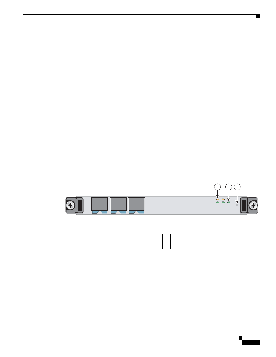 Port and 3-port clear channel oc-3 atm spa leds | Cisco XR 12000 Series User Manual | Page 99 / 148