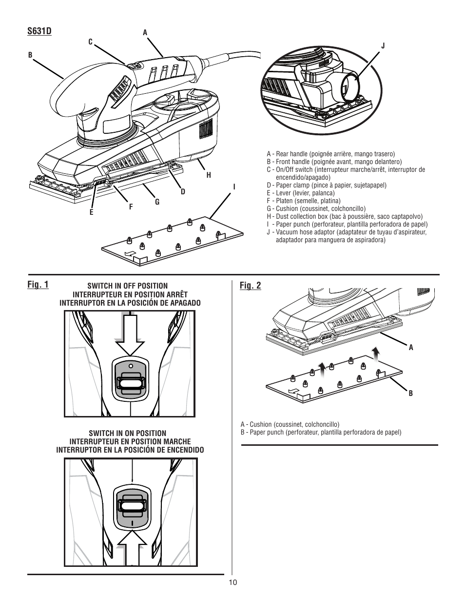 Ryobi S631D User Manual | Page 26 / 28