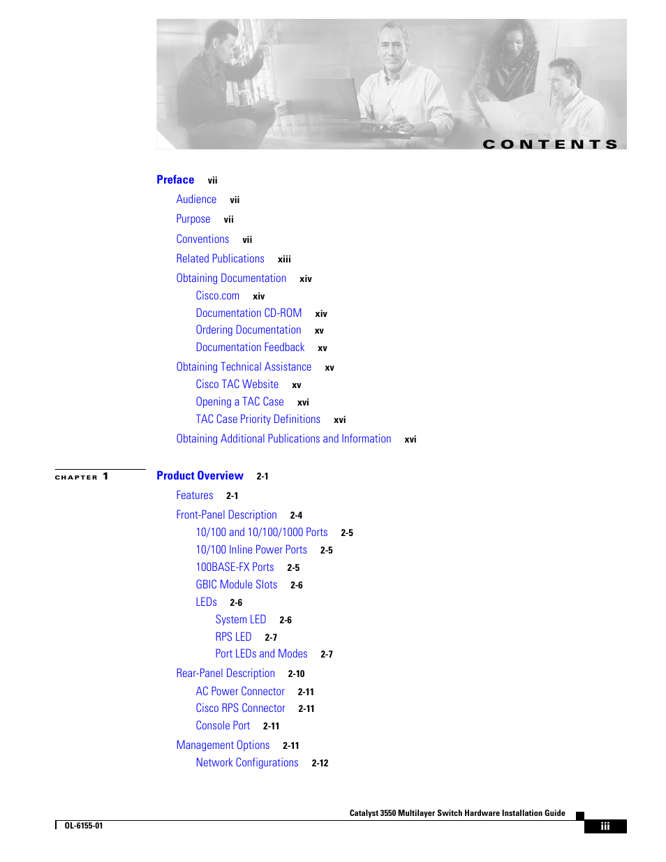 Cisco 3550 User Manual | Page 3 / 86