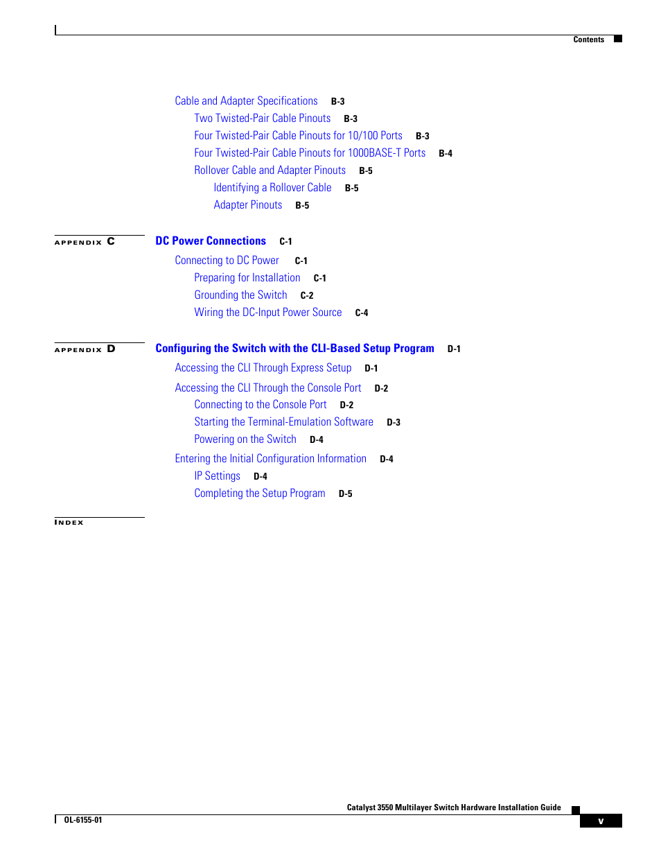 Cisco 3550 User Manual | Page 5 / 86