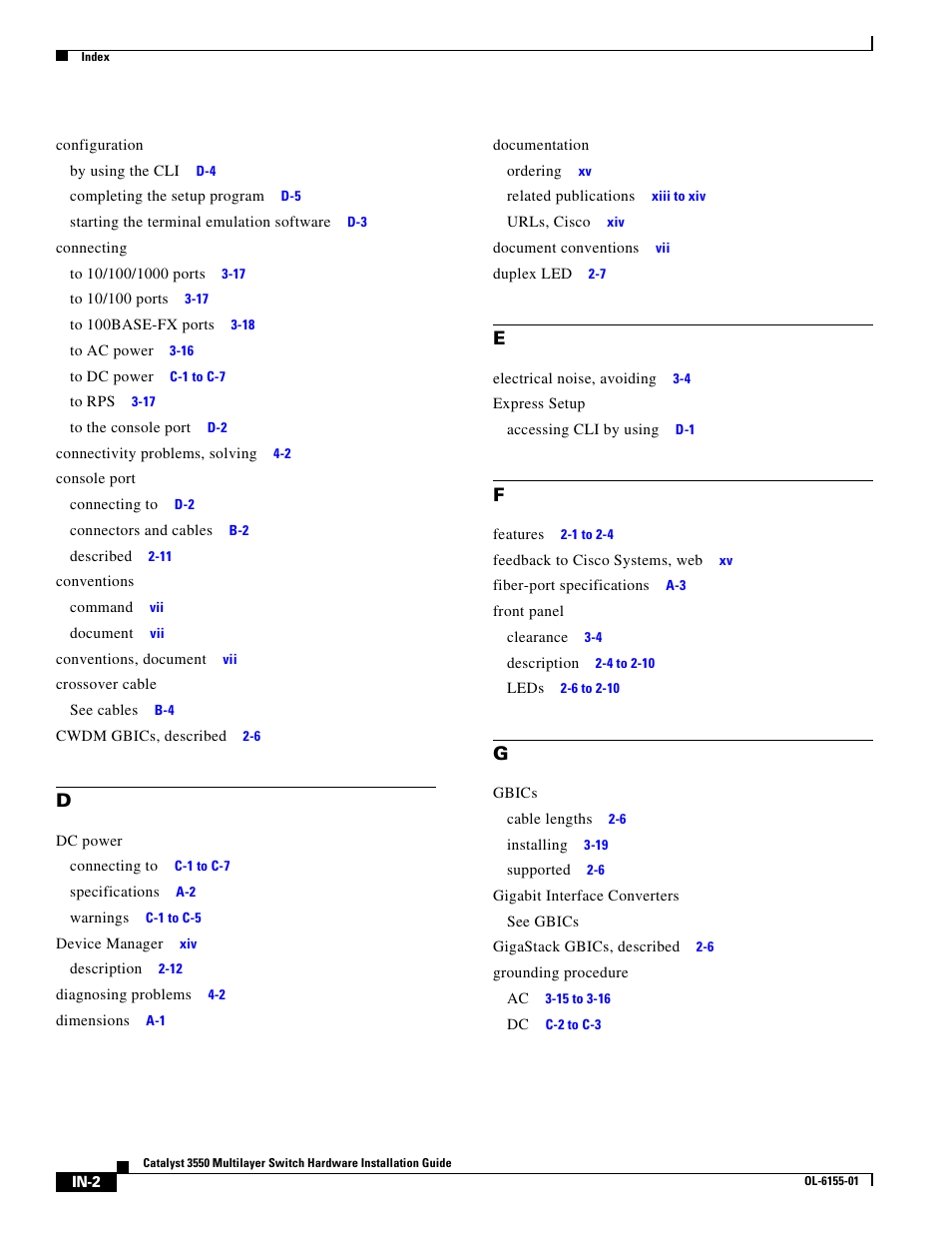 Cisco 3550 User Manual | Page 82 / 86