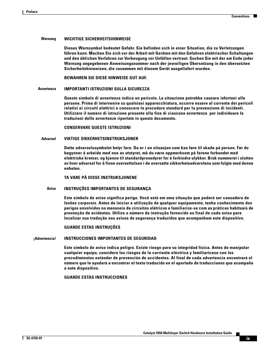 Cisco 3550 User Manual | Page 9 / 86