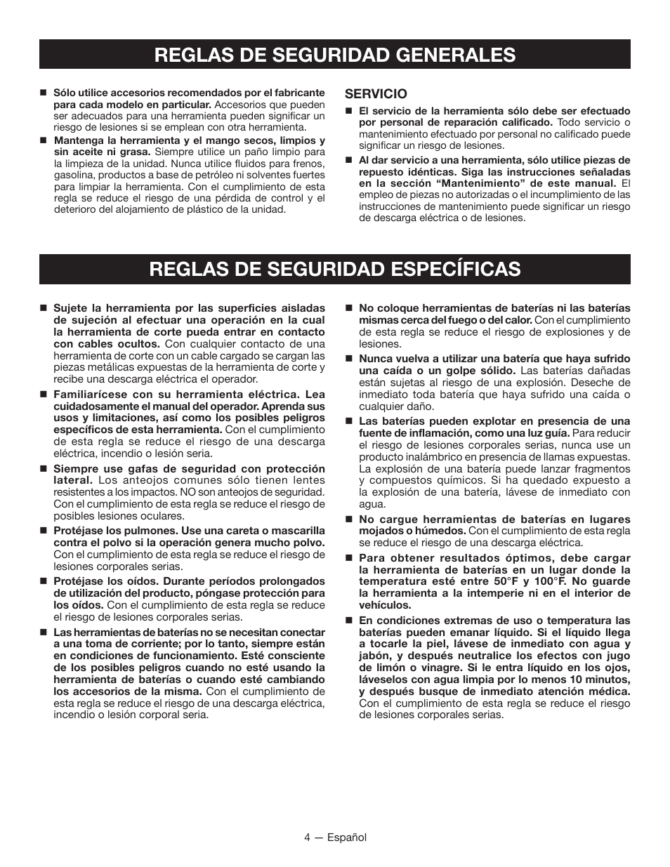 Ryobi HP37 User Manual | Page 26 / 36
