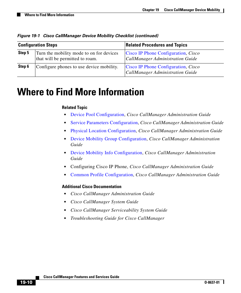 Where to find more information | Cisco O-8637-01 User Manual | Page 10 / 10