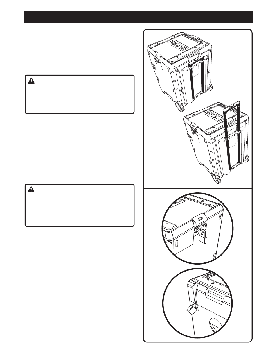 Operation, Warning | Ryobi SPC18 User Manual | Page 10 / 12