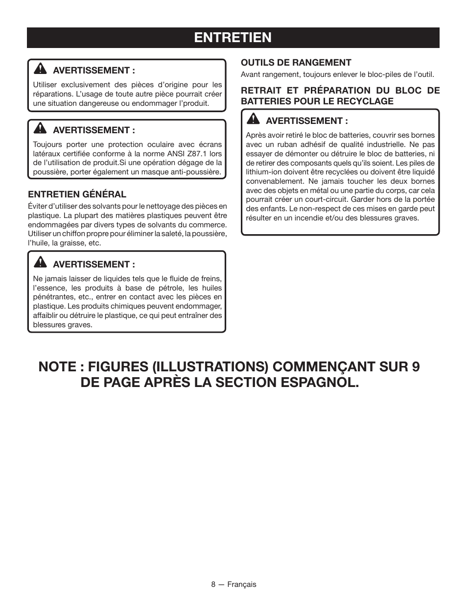 Ryobi MC100L User Manual | Page 15 / 24