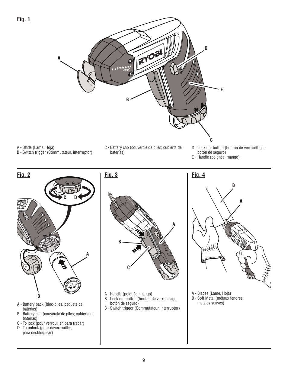 Ryobi MC100L User Manual | Page 23 / 24