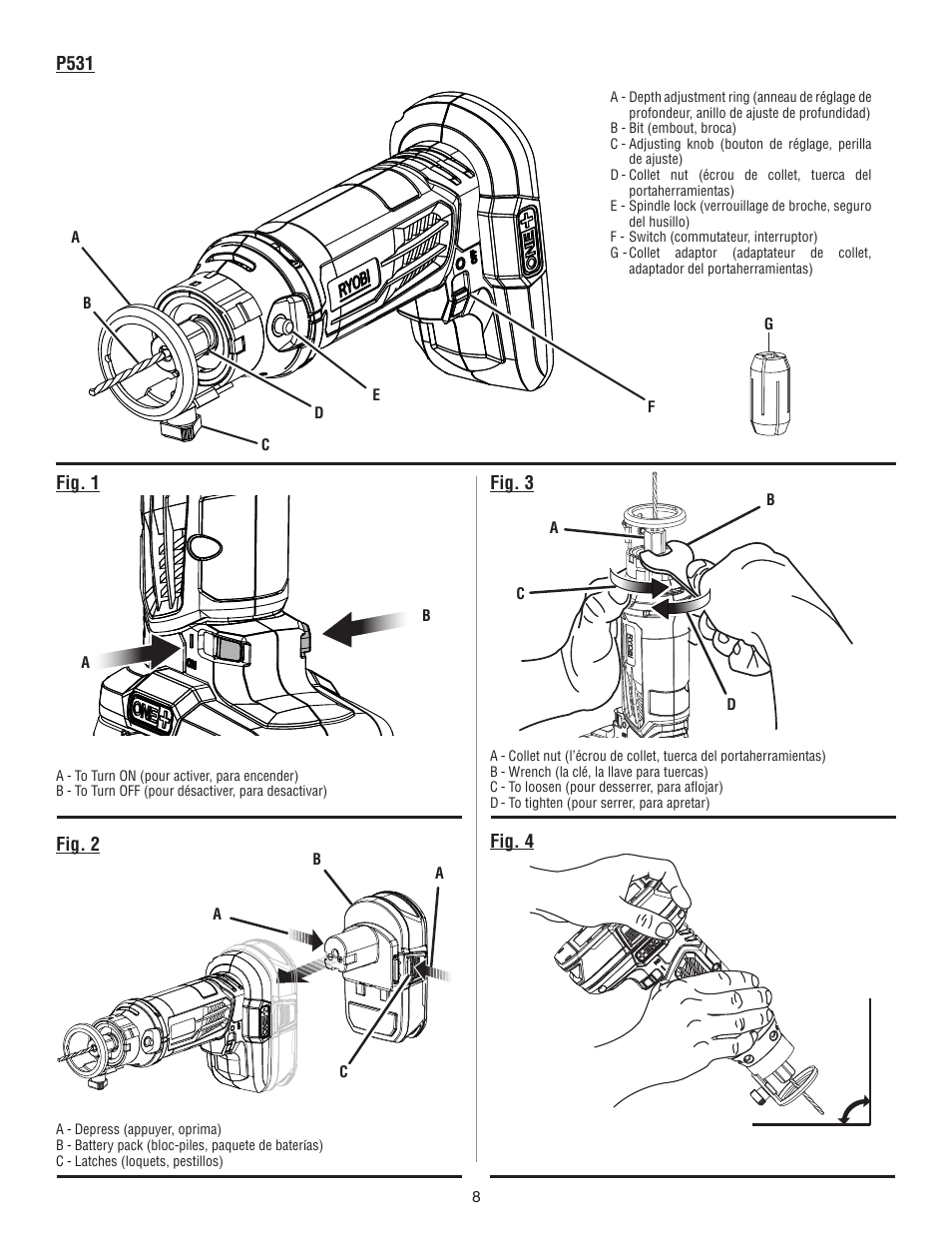 P531_088_art | Ryobi P531 User Manual | Page 20 / 24