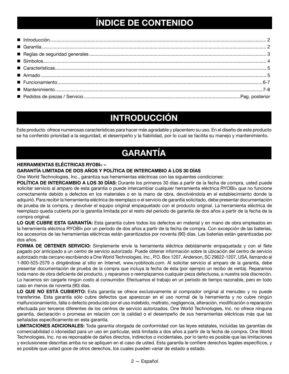 Ryobi P715 User Manual | Page 16 / 24