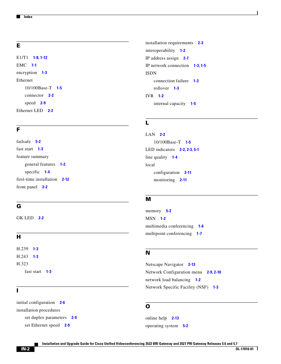Cisco 3522 BRI User Manual | Page 50 / 52