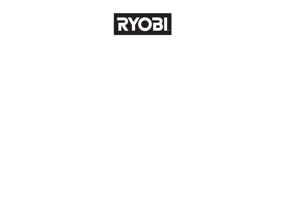 Ryobi RY30000 User Manual | 4 pages