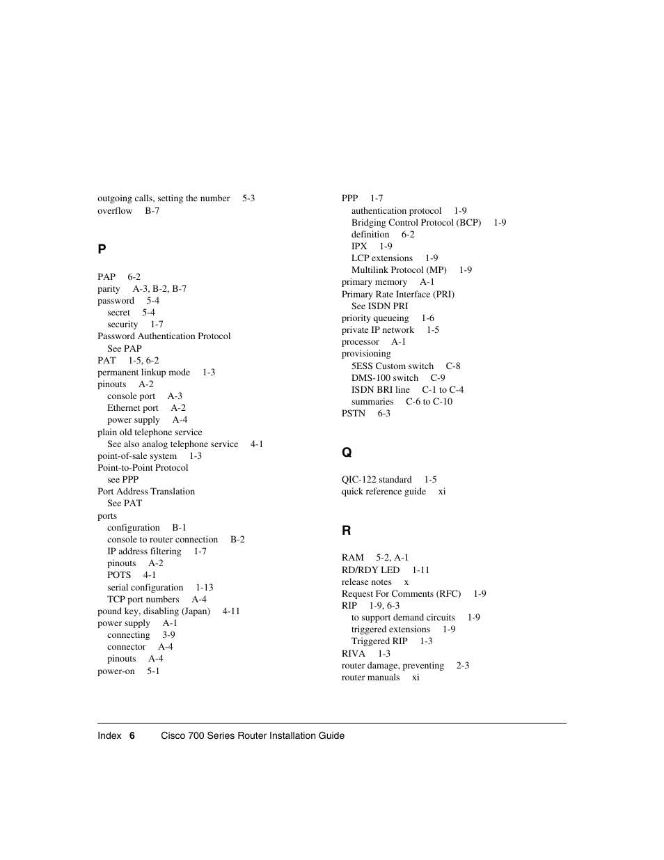Cisco 700 User Manual | Page 116 / 118