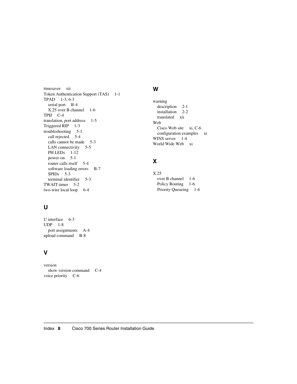 Cisco 700 User Manual | Page 118 / 118