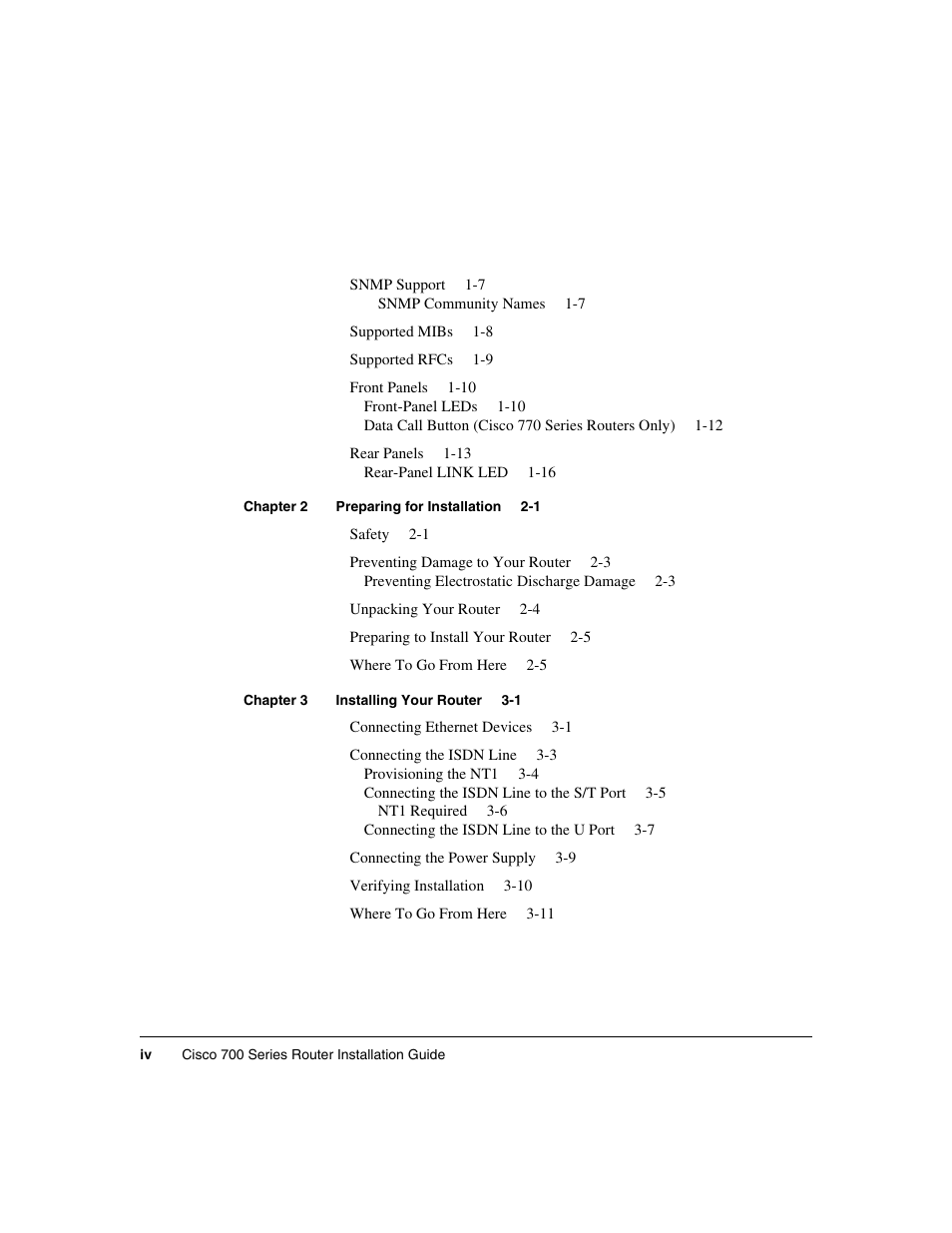 Cisco 700 User Manual | Page 4 / 118