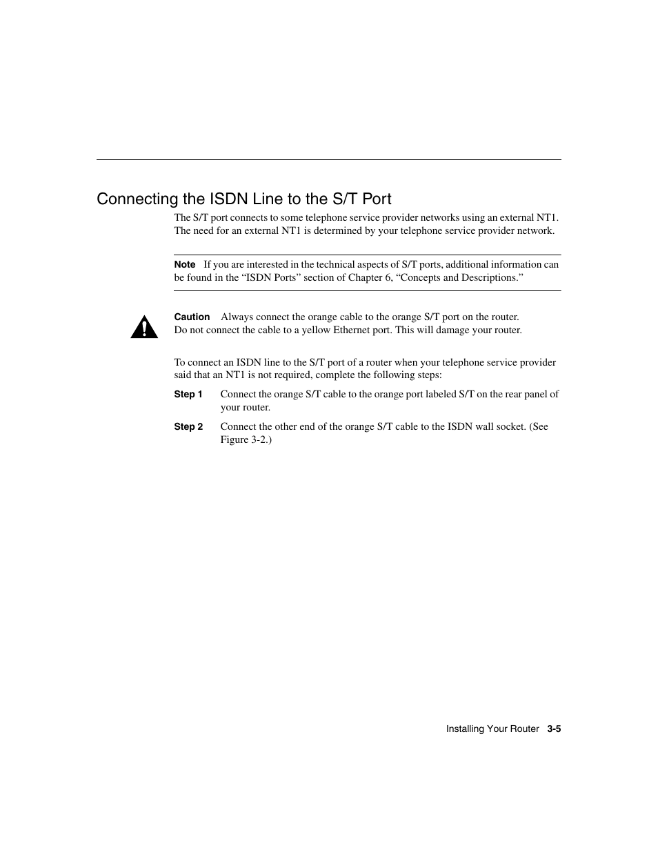 Connecting the isdn line to the s/t port | Cisco 700 User Manual | Page 41 / 118