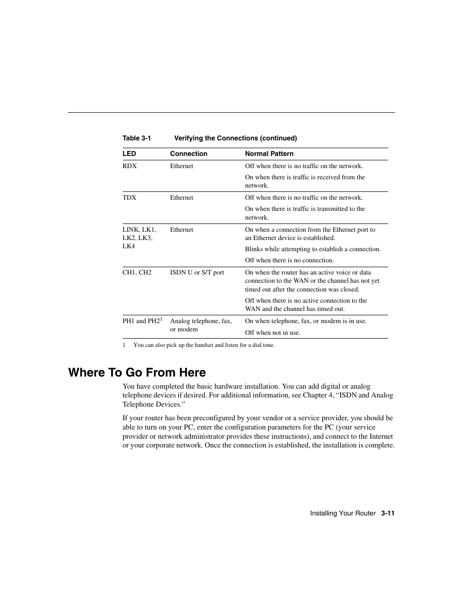 Where to go from here, Incoming calls not received | Cisco 700 User Manual | Page 47 / 118