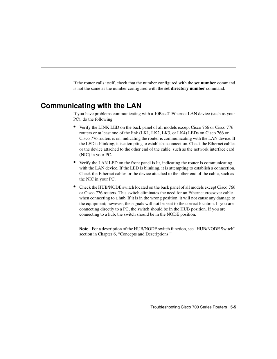 Communicating with the lan | Cisco 700 User Manual | Page 67 / 118