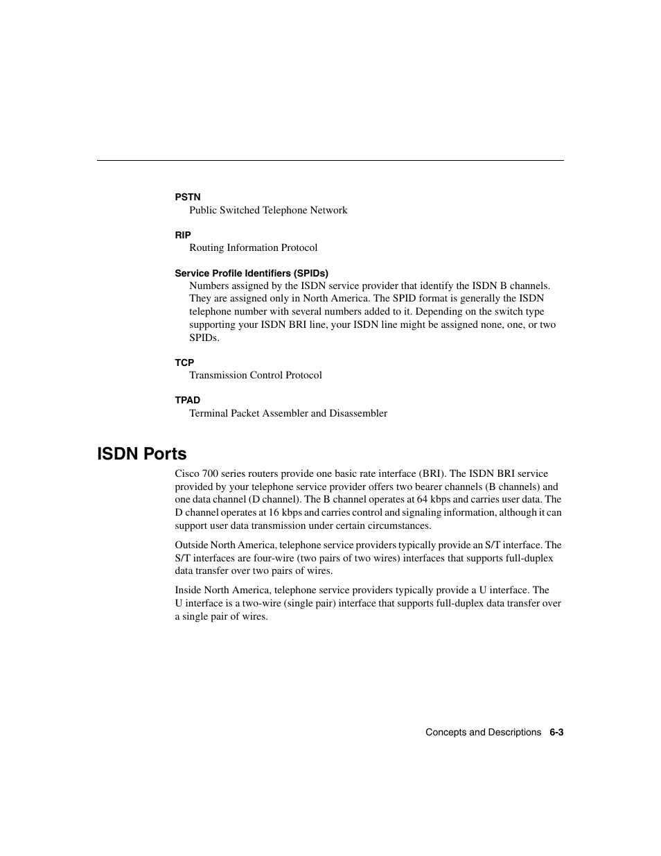 Isdn ports | Cisco 700 User Manual | Page 77 / 118