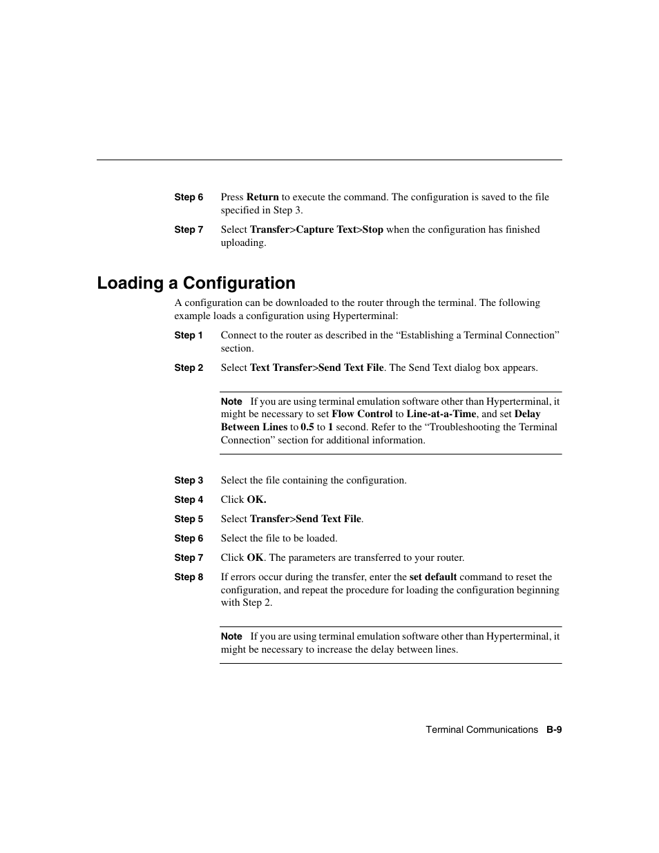 Loading a configuration | Cisco 700 User Manual | Page 95 / 118