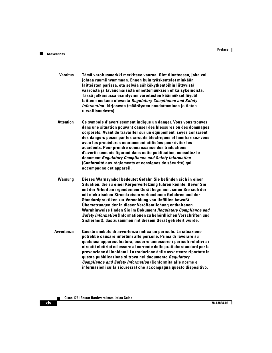 Cisco 1721 User Manual | Page 12 / 92