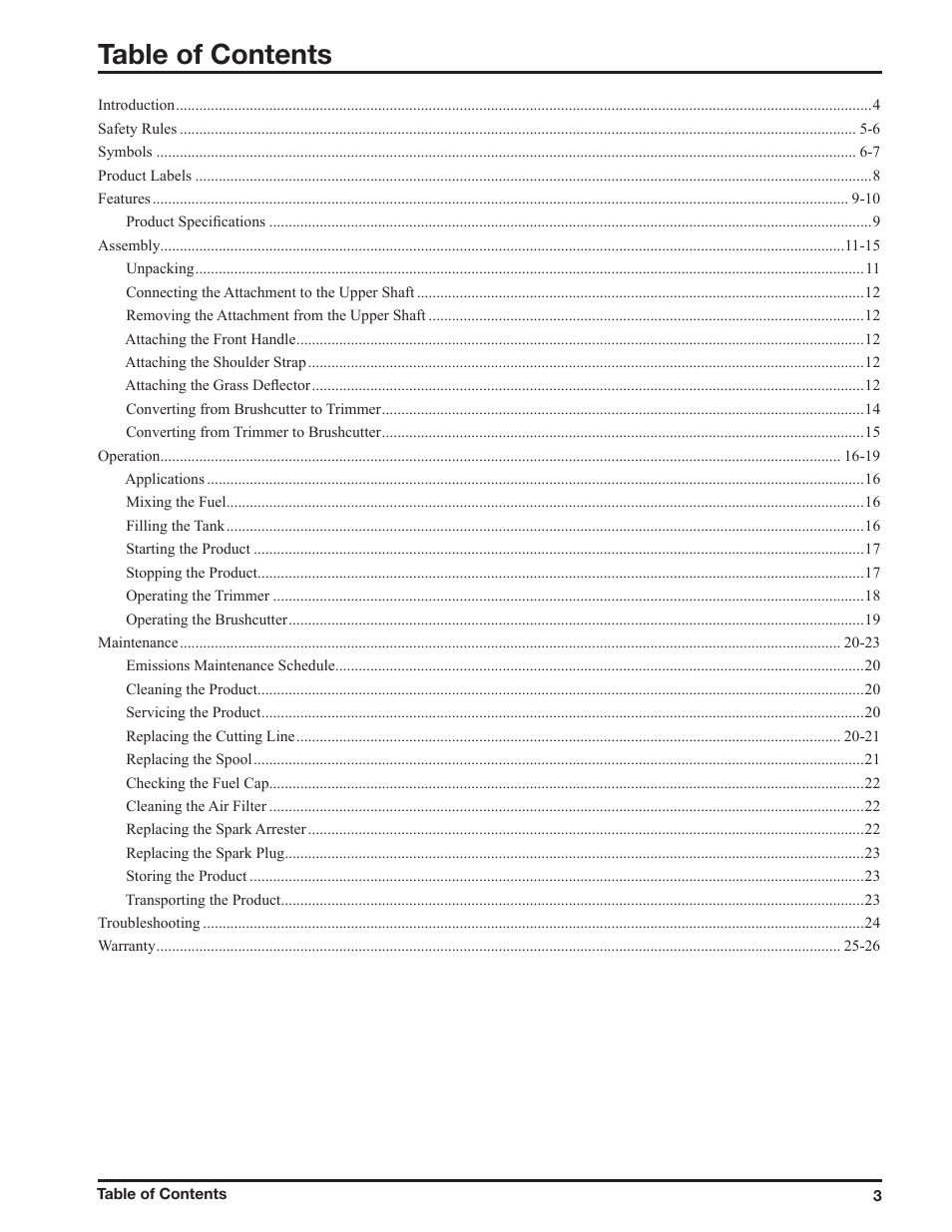 Ryobi ZR51950A User Manual | Page 3 / 28