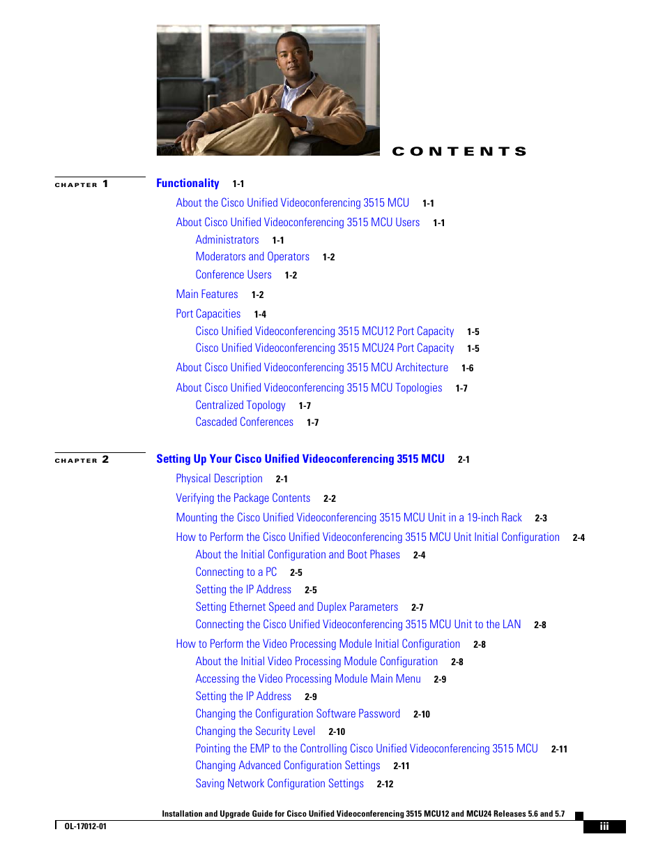 Cisco 3515 MCU24 User Manual | Page 3 / 44