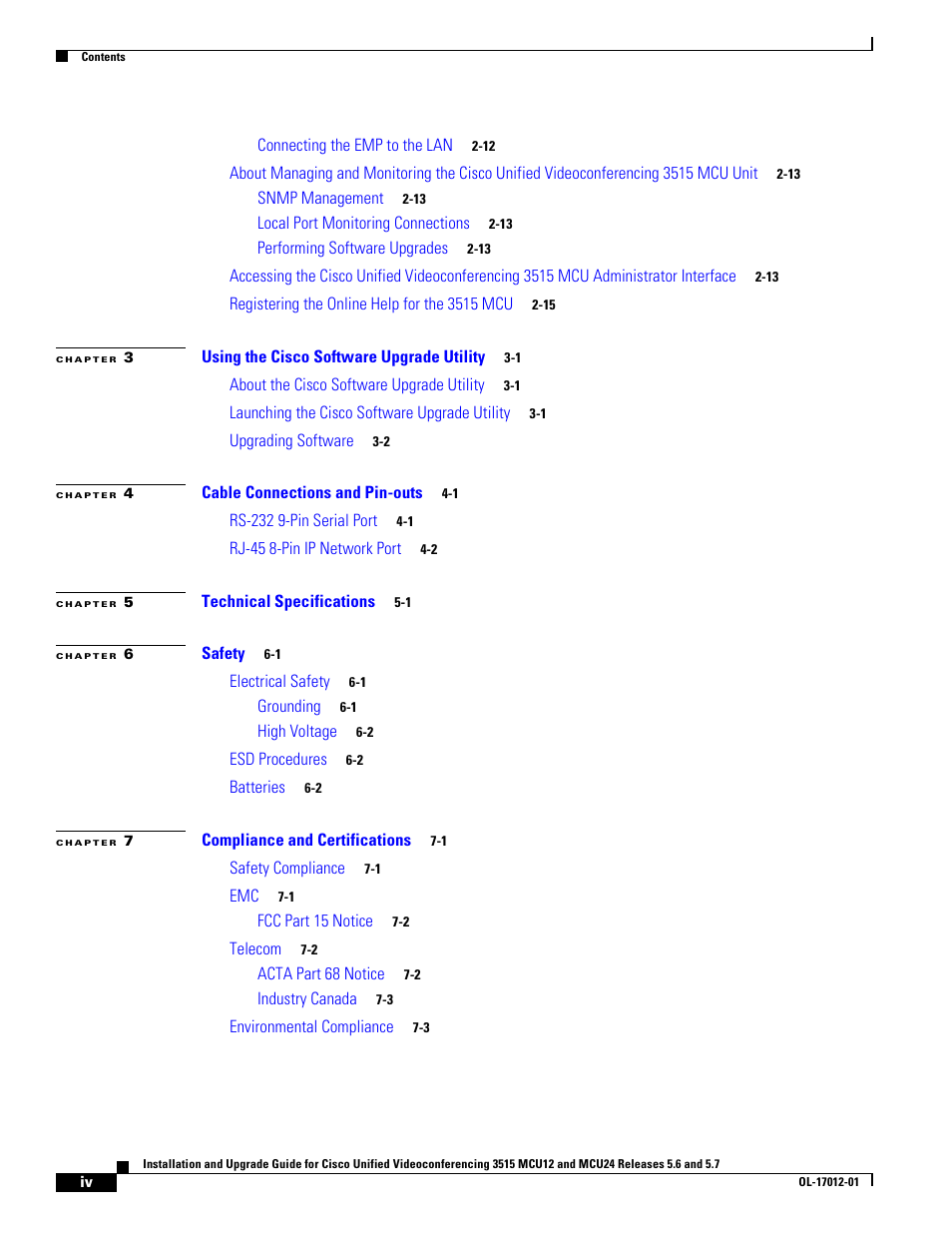 Cisco 3515 MCU24 User Manual | Page 4 / 44