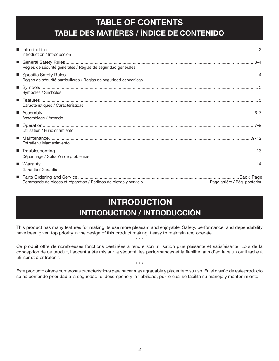 Ryobi RY34007 User Manual | Page 4 / 42