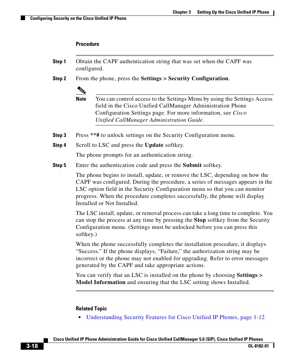 Cisco 7971G User Manual | Page 18 / 18