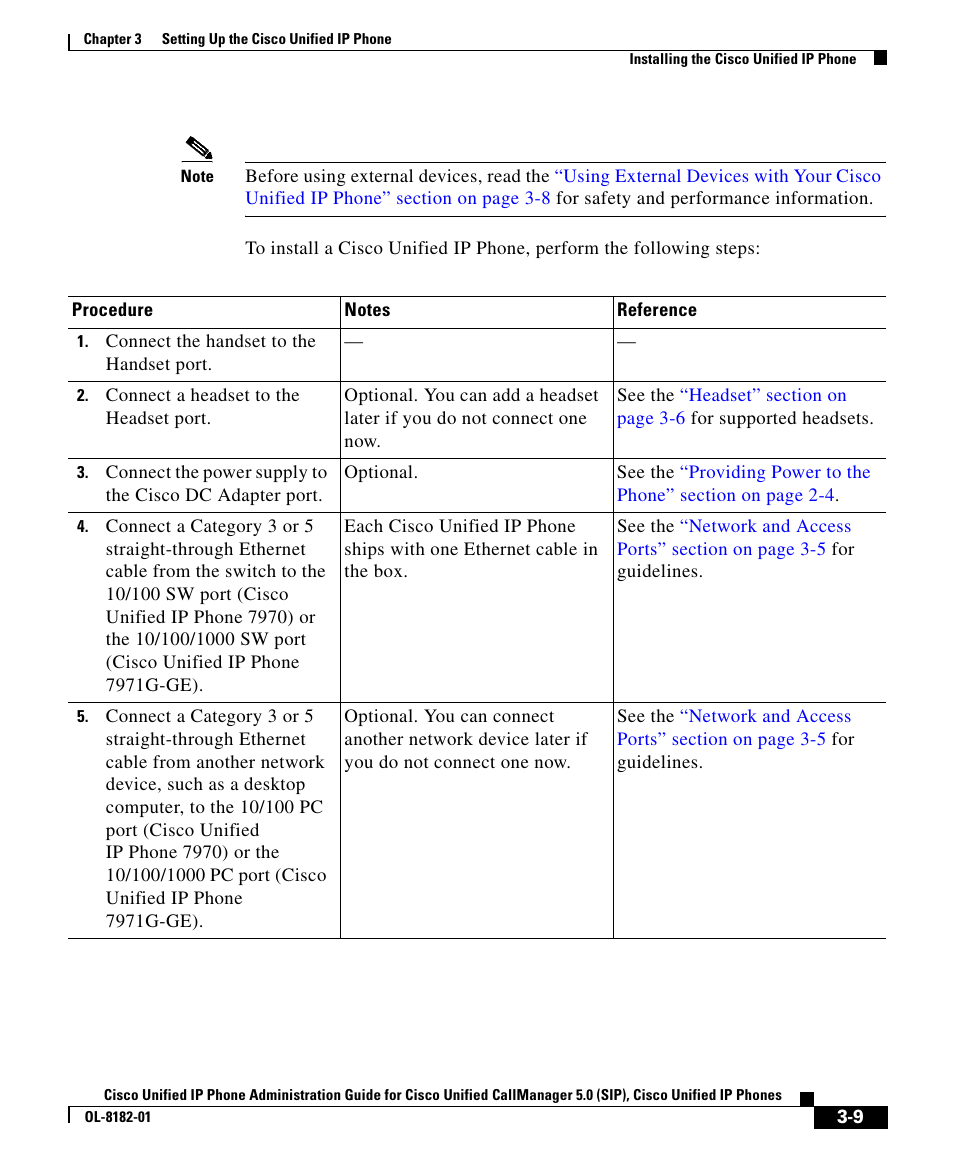 Cisco 7971G User Manual | Page 9 / 18