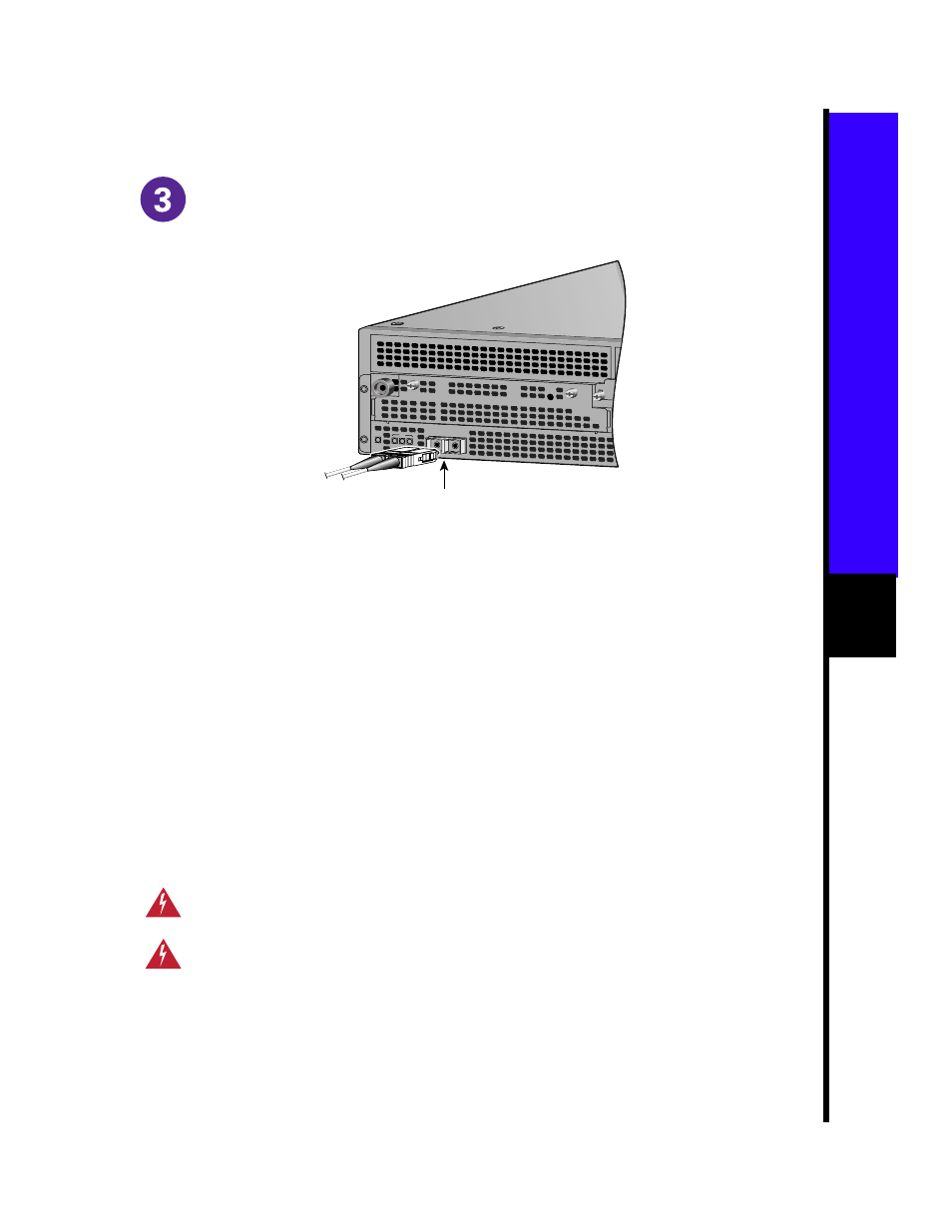 Connect the router to the network (continued), Connect the atm smi3 and mm3 ports, Warning | Cisco 7100 Series User Manual | Page 13 / 24