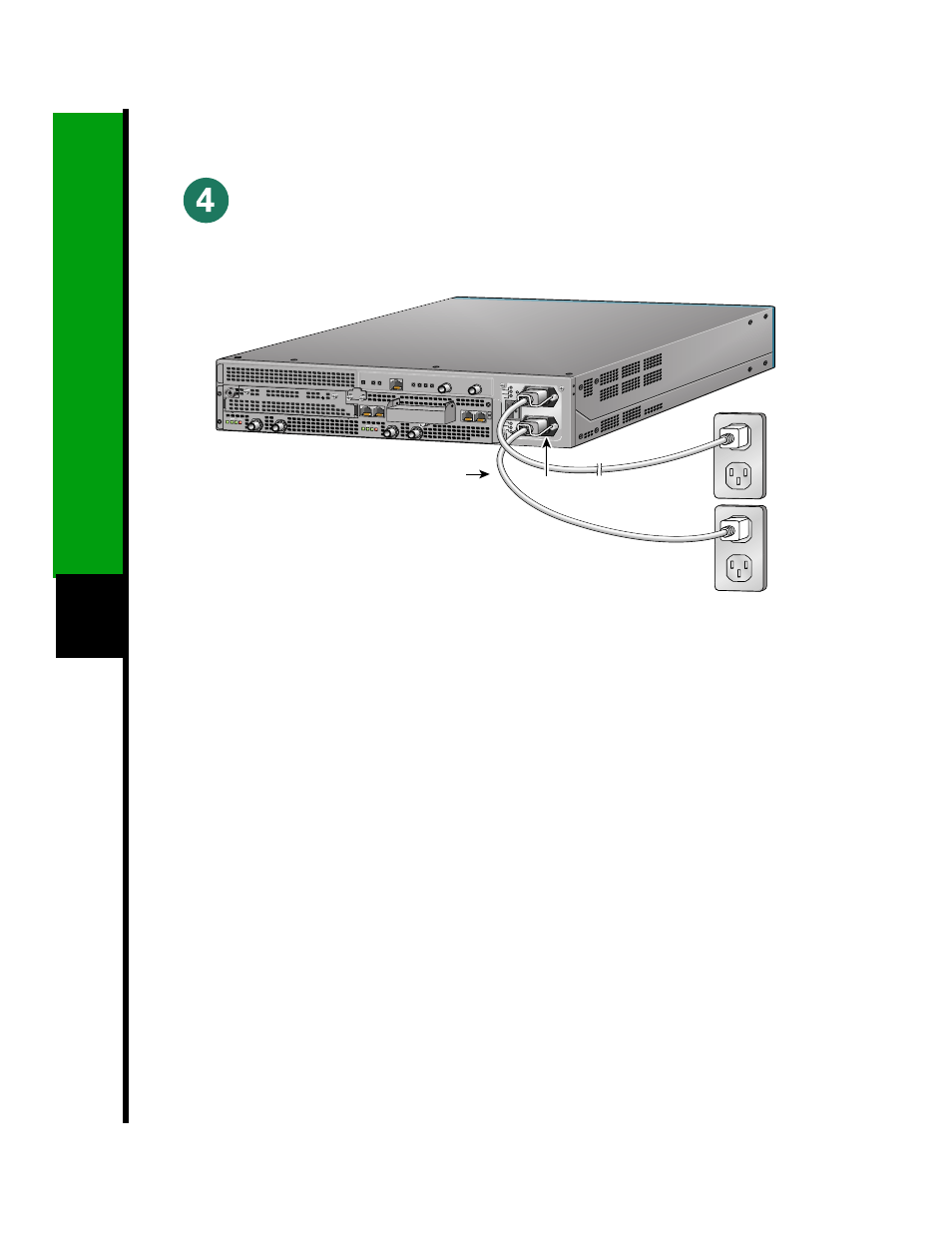 Connect the power (continued), Connect the cisco 7140 series dual ac power supply, Ac power cable cable-retention clip | Cisco 7100 Series User Manual | Page 16 / 24