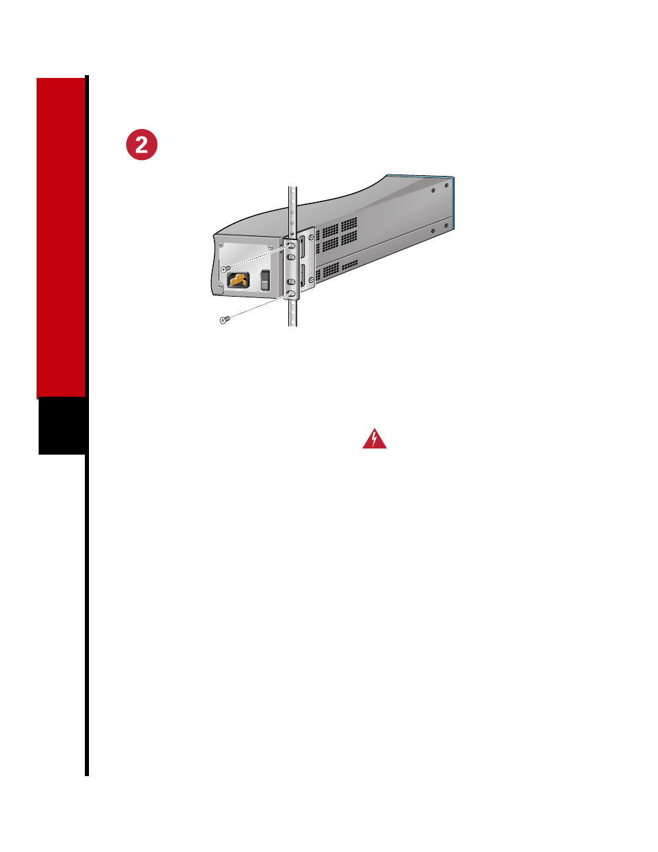 Rack-mount the router (continued), Attach the router to the rack | Cisco 7100 Series User Manual | Page 6 / 24