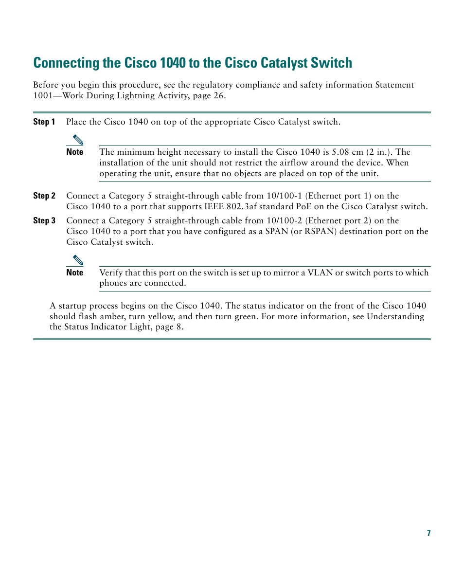 Cisco 1040 User Manual | Page 7 / 52