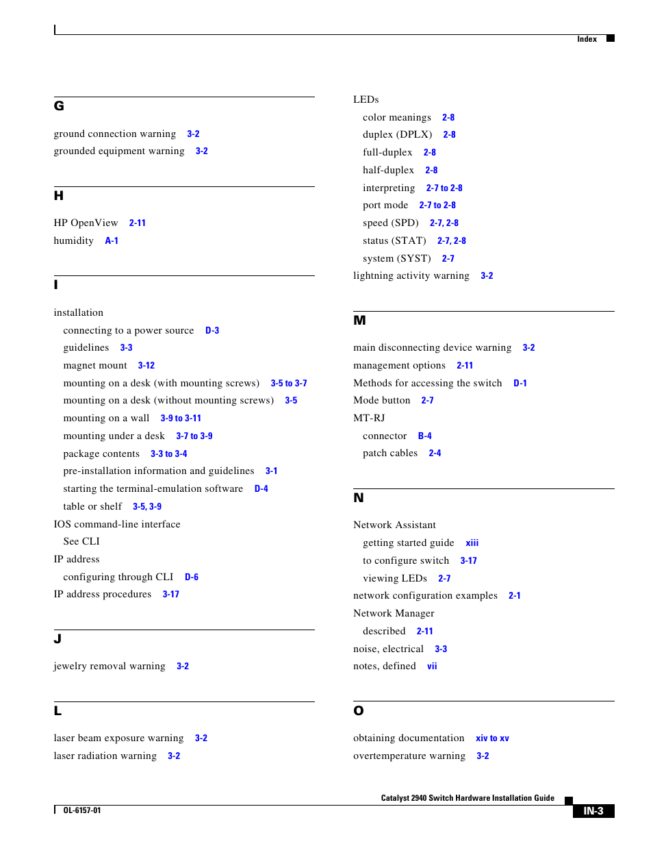 Cisco 2940 User Manual | Page 79 / 82